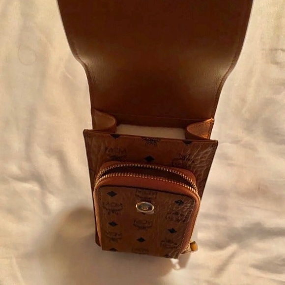 MCM Visetos Original Smartphone Crossbody Case - Picture 6 of 15